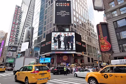 Afilias Guinness World Record in Times Square