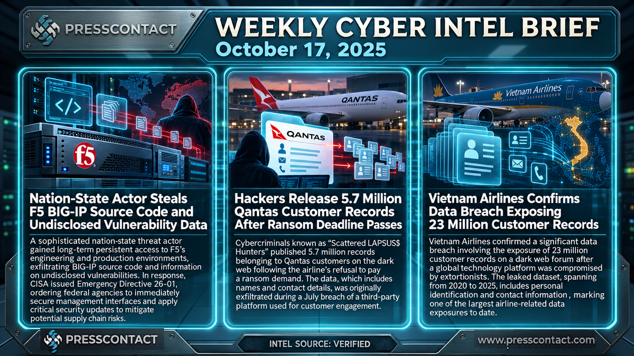 Weekly Cyber Intel Brief | 2025-10-17