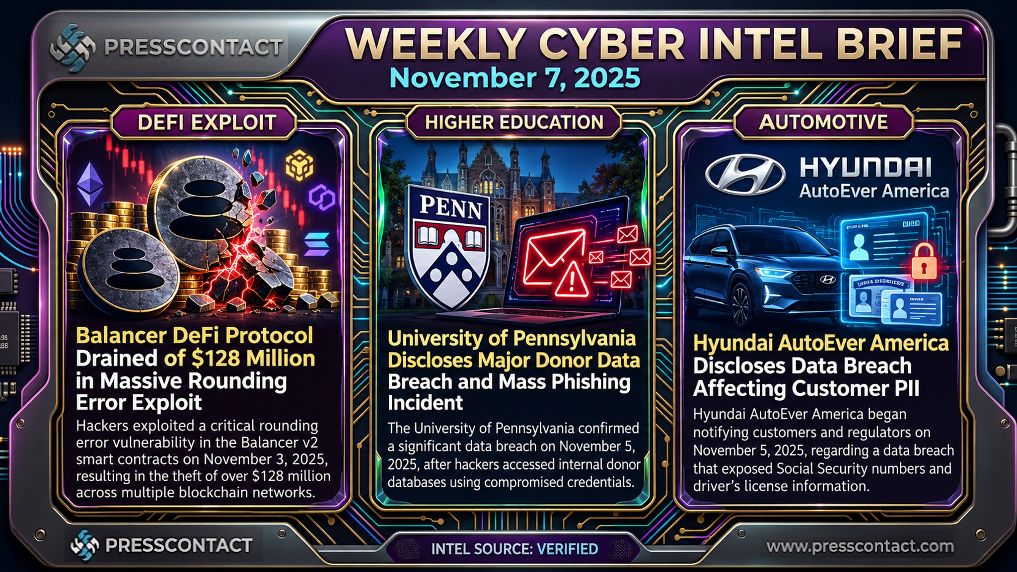 Weekly Cyber Intel Brief | 2025-11-07